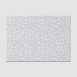 Papel De Seda Papel seda tonal gris del estampado leopardo
