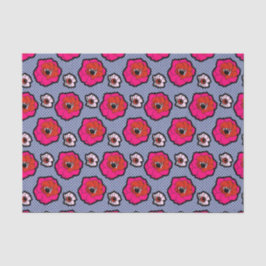 Papel De Seda Papeles De Tejido Azul