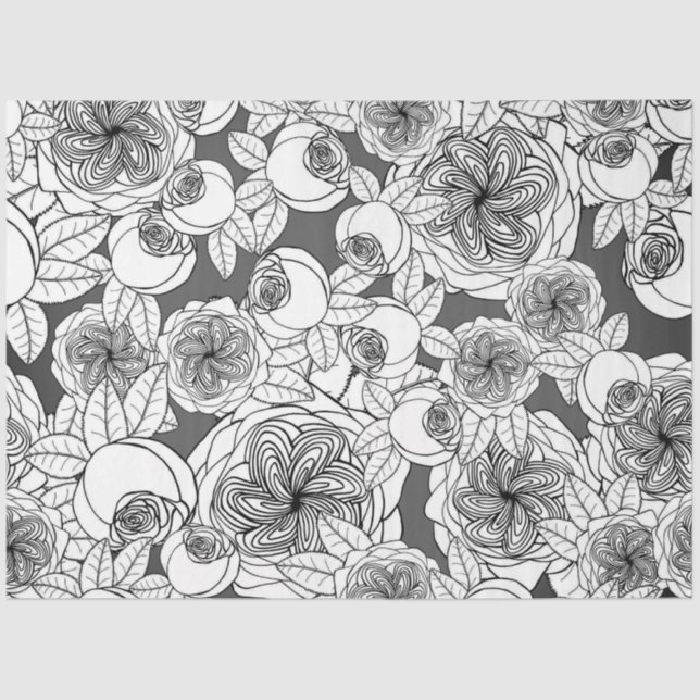 Papel De Seda PAPIER MOUSSELINE Flower Bud tissue paper (Anverso)