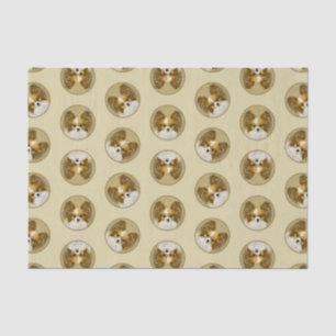 Papel De Seda Papillon pintura de limón y arte original del perr