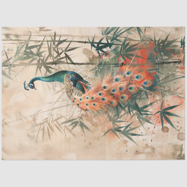 Papel De Seda Paquetes acuáticos de época (Anverso)