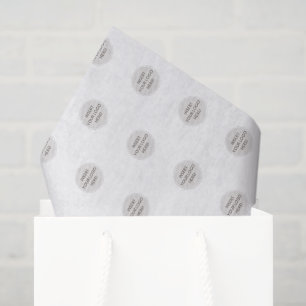 Papel De Seda PAQUETES DE LOGOTIPO EMPRESARIAL envoltorio profes