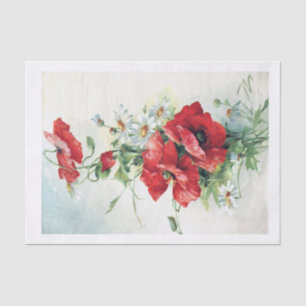 Papel De Seda Paquetes rojos vintage genuinos (no AI) de postal