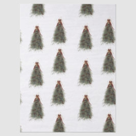 Papel de seda para árbol de Navidad elegante