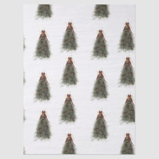 Papel de seda para árbol de Navidad elegante