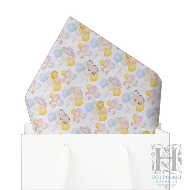 Papel de seda para baby shower de safari (Subido por el creador)