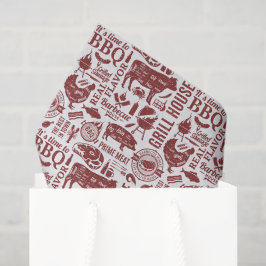 Papel de seda para barbacoa BBQ, decoupage para pa