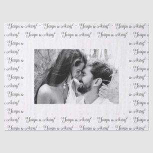 Papel de Seda para Bodas con Foto Personalizada en