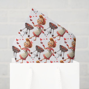 Papel de seda para cocinar corazones felices día d