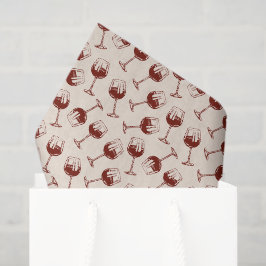 Papel de seda para copa de vino tinto, regalo de v