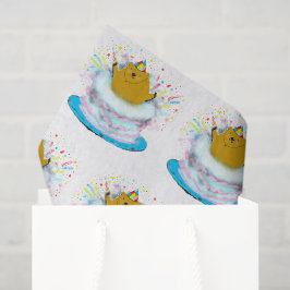 Papel de seda para cumpleaños del Día de la marmot