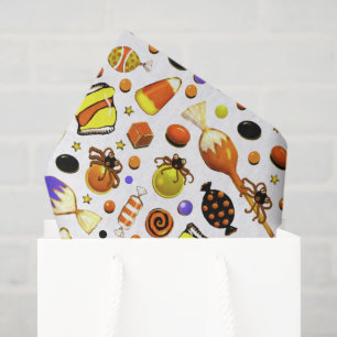 Papel de seda para decoración de fiesta de Hallowe