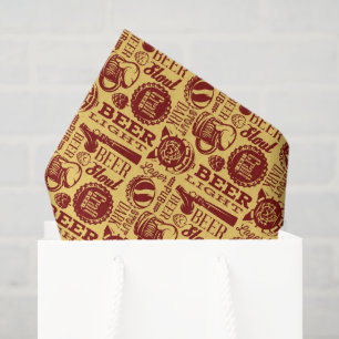 Papel de seda para decoupage de cerveza