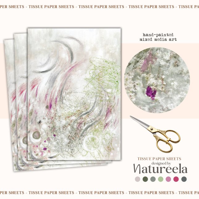 Papel de seda para decoupage de diseño abstracto v (Subido por el creador)