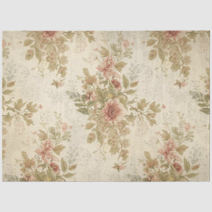 Papel de seda para decoupage de flores silvestres
