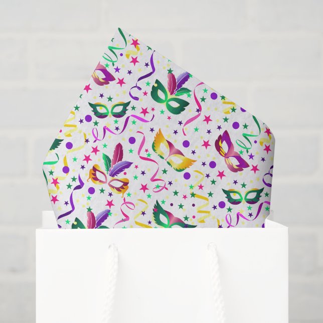 Papel de seda para decoupage de máscaras, Mascarad (Bolsa de regalo)
