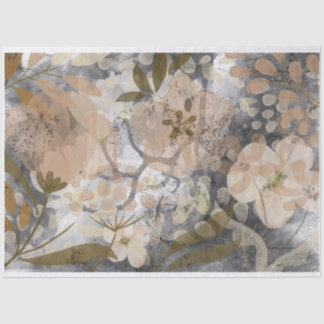 Papel de seda para decoupage Earth-Tone Petal Wash