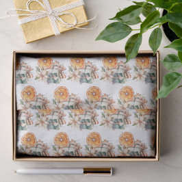 Papel de seda para diseño de regalos de Navidad