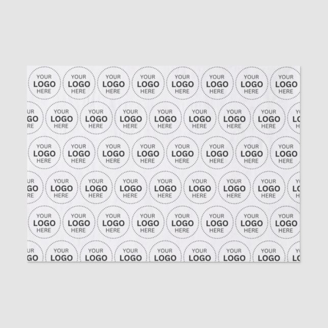 Papel de seda para embalaje de empresa o negocio (Anverso)