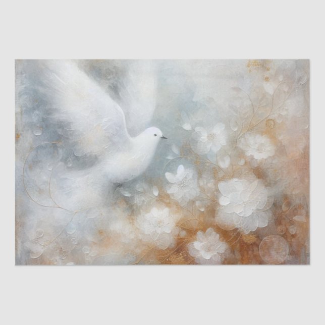 Papel de seda para envolver palomas de boda (Anverso)