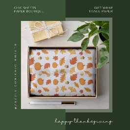 Papel de seda para envolver regalos de Acción de G