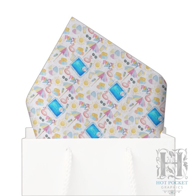 Papel de seda para fiesta en la piscina (Subido por el creador)