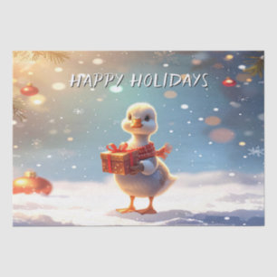 Papel de seda para fiestas del patito