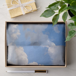 Papel de seda para fotografía de nubes en el cielo