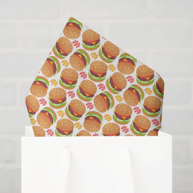 Papel de seda para hamburguesas (Bolsa de regalo)