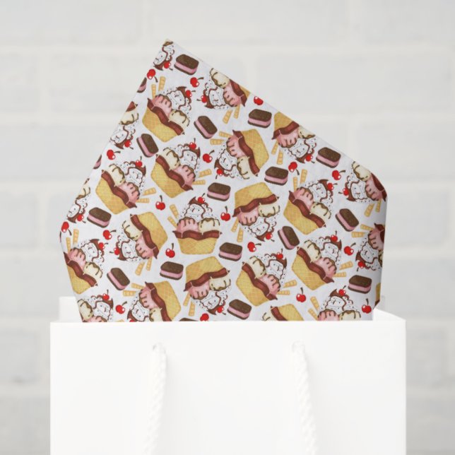 Papel de seda para helado sundae (Bolsa de regalo)