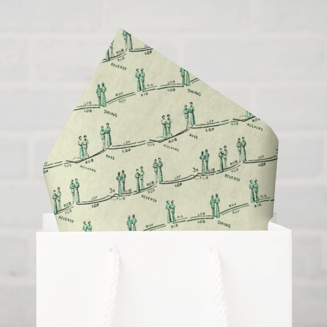 Papel de seda para lecciones de baile (amarillo) (Bolsa de regalo)