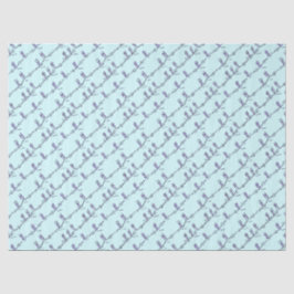 Papel de seda para lecciones de baile (Azul)