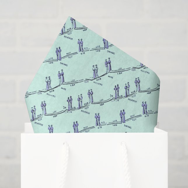 Papel de seda para lecciones de baile (Verde) (Bolsa de regalo)