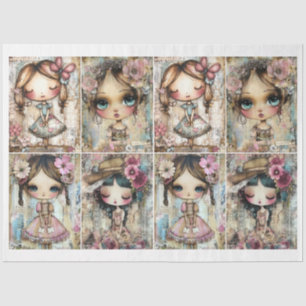 Papel De Seda Para los artistas y artesanos del caprichoso Chica