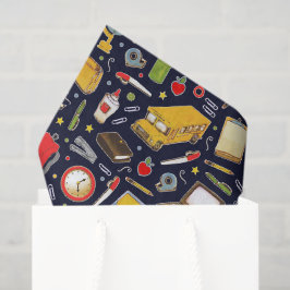 Papel de seda para maestro de escuela