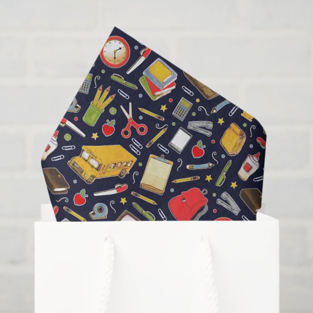 Papel de seda para maestros de escuela (Bolsa de regalo)