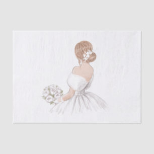 Papel de seda para novia