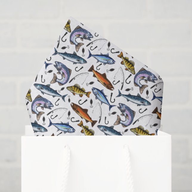 Papel de seda para pesca (Bolsa de regalo)