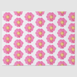 Papel de seda para regalo botánico Peonía Rosa