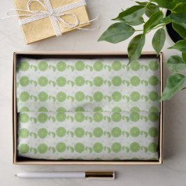 Papel de seda para regalo con patrón de lima lindo
