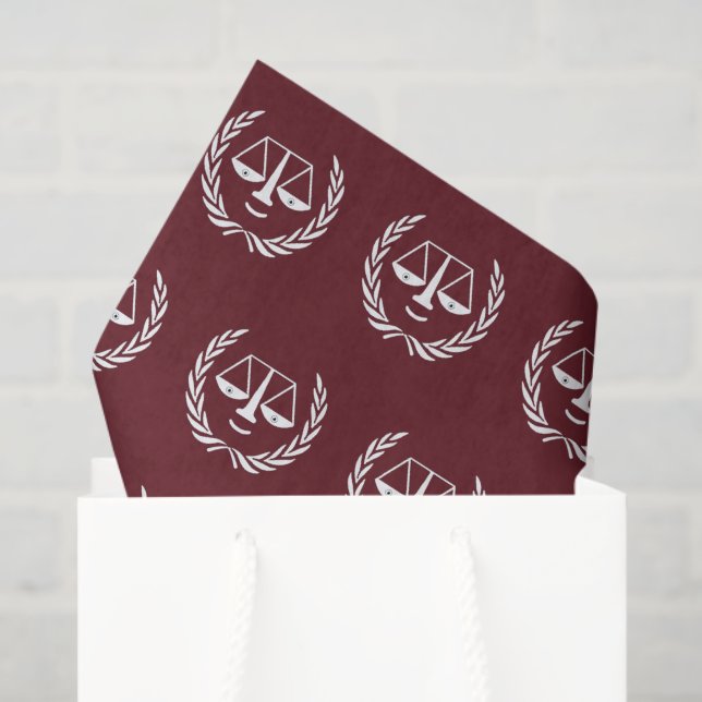 Papel de seda para regalo de abogado (Bolsa de regalo)
