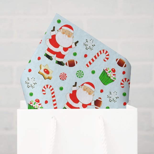 Papel de seda para regalo de Navidad de fútbol ame (Bolsa de regalo)