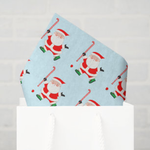 Papel de seda para regalo de Navidad de hockey sob