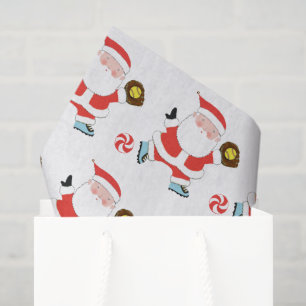 Papel de seda para regalo de Navidad de sóftbol