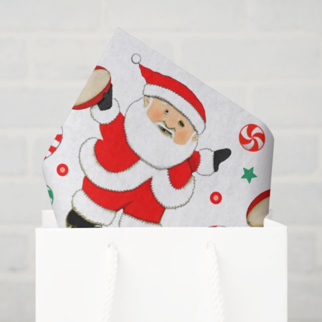 Papel de seda para regalo de vacaciones de rugby (Bolsa de regalo)
