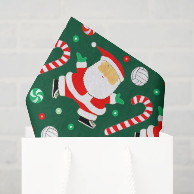 Papel de seda para regalo de vacaciones de voleibo (Bolsa de regalo)