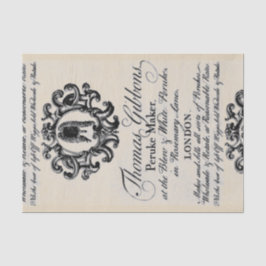 Papel de seda para tarjetas de negocios de peluque