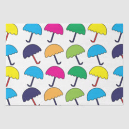 Papel De Seda Paraguas coloridos