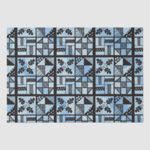 Papel De Seda Parche Blue Quilters