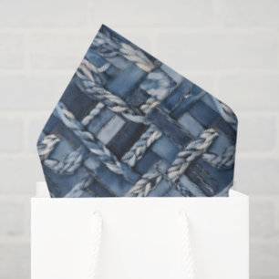 Papel De Seda Parches Y Frenas De Denim Con Problemas Oscuros